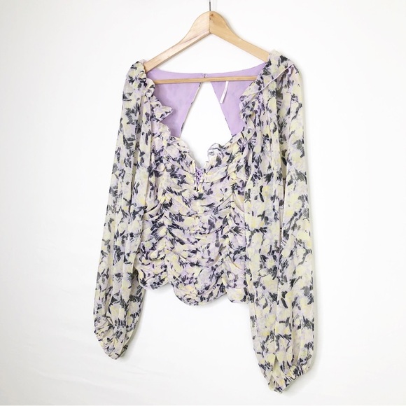 Free people Mabel structured floral blouse - Picture 9 of 13